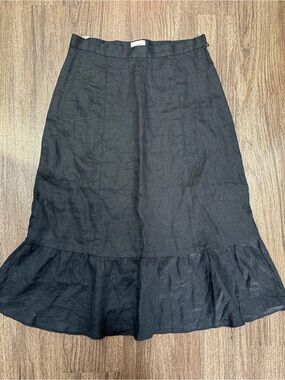 Size 8 Organic Linen Skirt